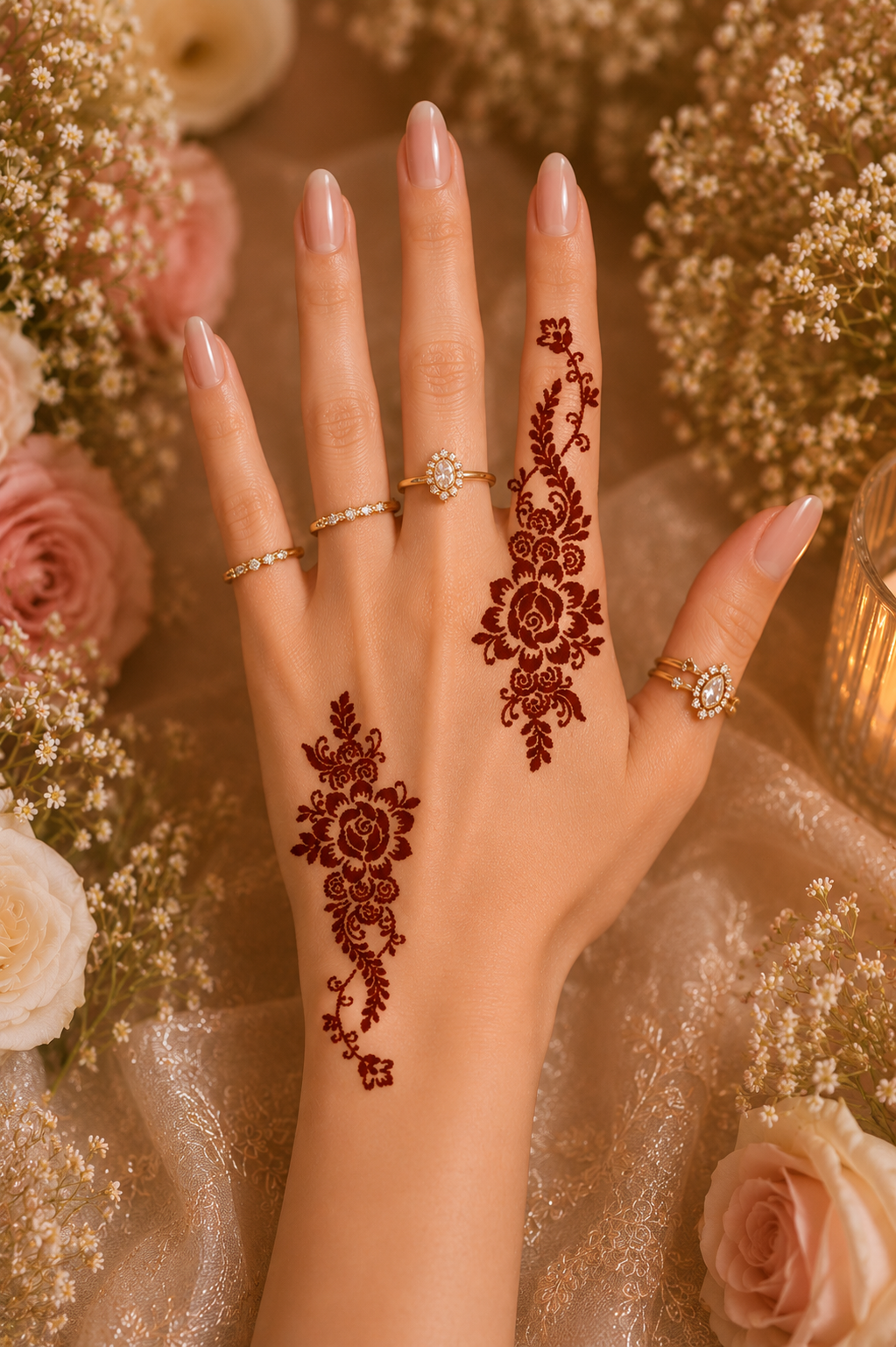Raat ki Rani - Henna Stencil