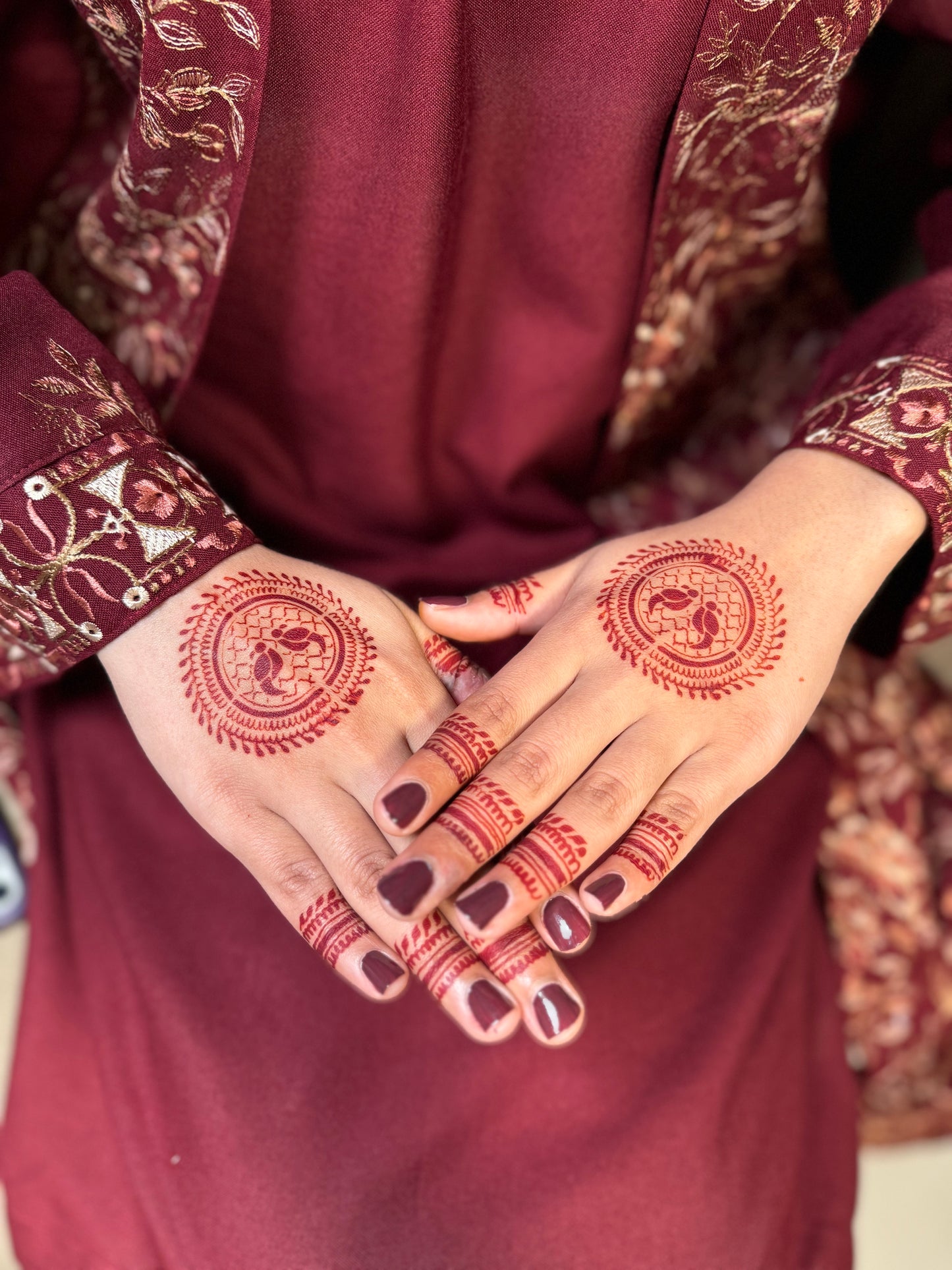 Minar Doves - Henna Stencil
