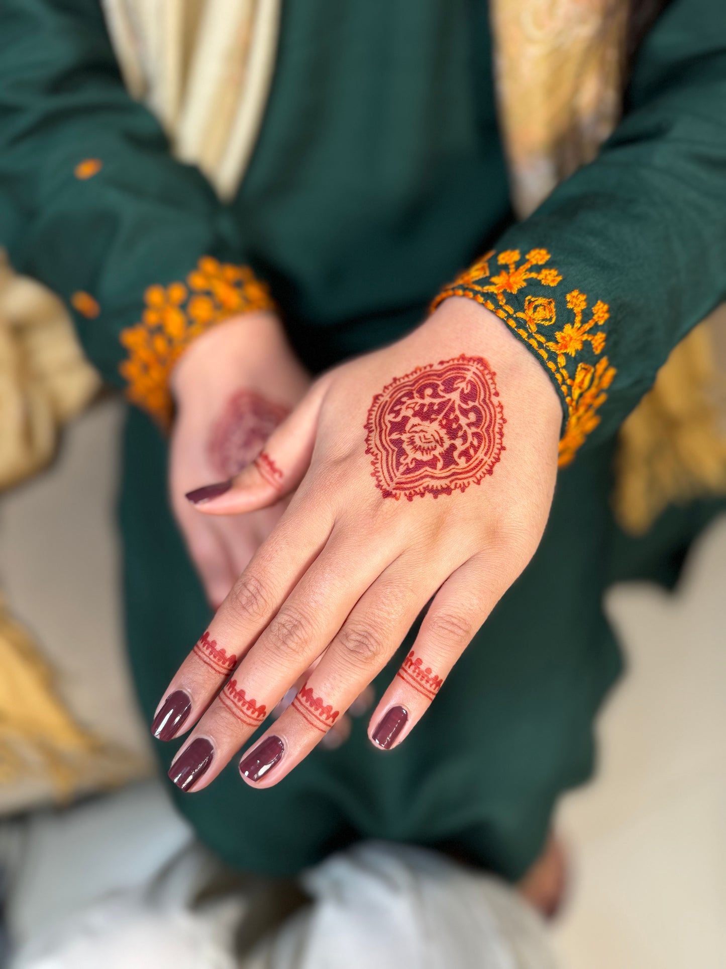beautiful Henna stencils